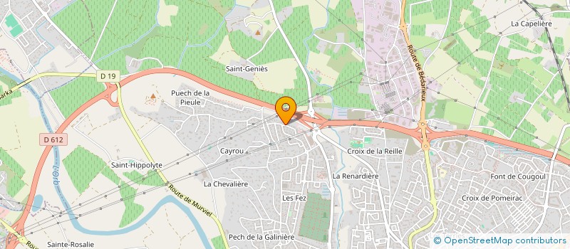 localisation de l'entreprise MG EXPERTISE CONSEIL à BEZIERS