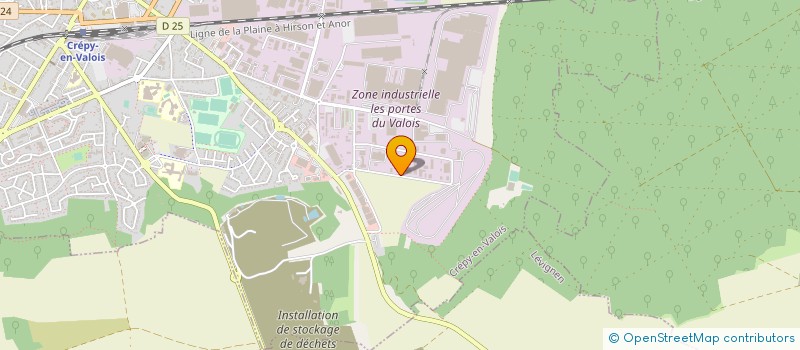 localisation de l'entreprise MG FERMETURES à CREPY-EN-VALOIS