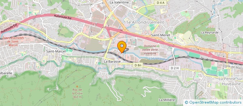 localisation de l'entreprise MG FERMETURES ET CREATIONS à MARSEILLE 11EME