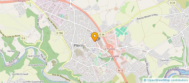 localisation de l'entreprise MG FINANCEMENT ET PARTICIPATIONS à PLERIN