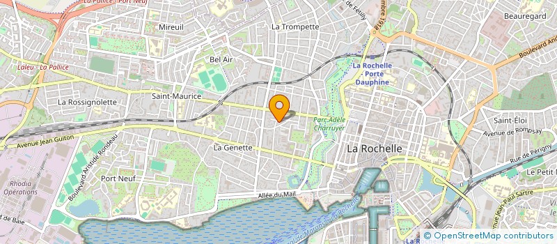 localisation de l'entreprise MG FINANCES à LA ROCHELLE