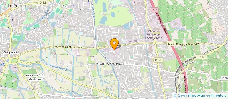 localisation de l'entreprise MG FONCIERE FAMILY  MORIERES-LES-AVIGNON