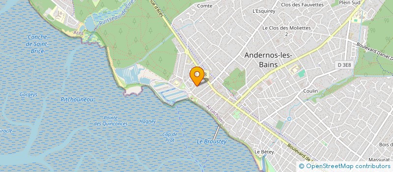 localisation de l'entreprise MG FORET  ANDERNOS-LES-BAINS