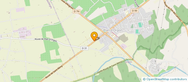 localisation de l'entreprise MG FROID à PLAN D'ORGON