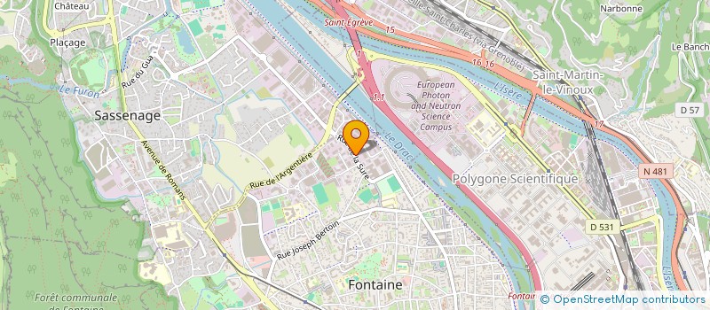 localisation de l'entreprise MG FRUITS ET LEGUMES  FONTAINE