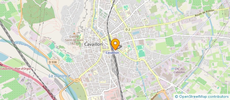 localisation de l'entreprise MG GRAPHISME  CAVAILLON