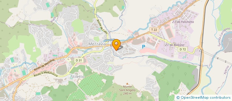 localisation de l'entreprise MG HABITAT à AJACCIO