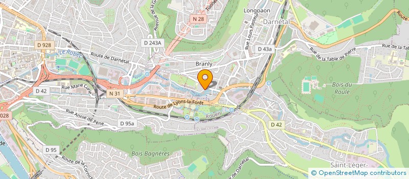 localisation de l'entreprise MG HENRI IV  DARNETAL