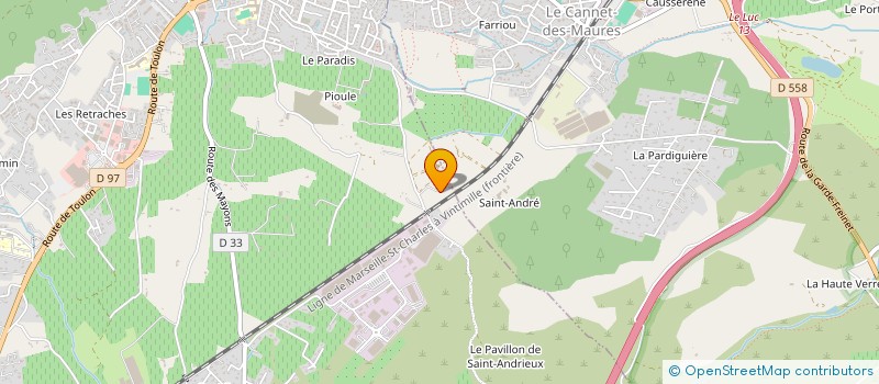 localisation de l'entreprise MG HOLDING à LE LUC