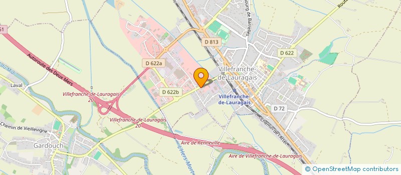 localisation de l'entreprise MG HOLDING  VILLEFRANCHE-DE-LAURAGAIS