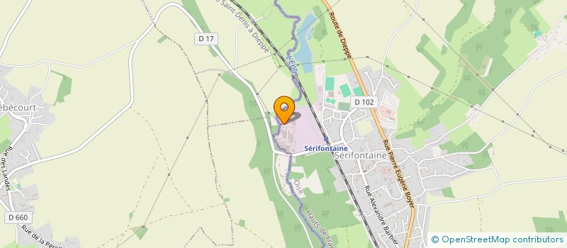 localisation de l'entreprise MG HOLDING  SERIFONTAINE