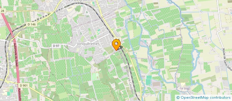 localisation de l'entreprise MG HOLDING (MGH)  JONQUERETTES