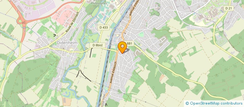 localisation de l'entreprise MG HOME CONCEPT  BRUNSTATT-DIDENHEIM