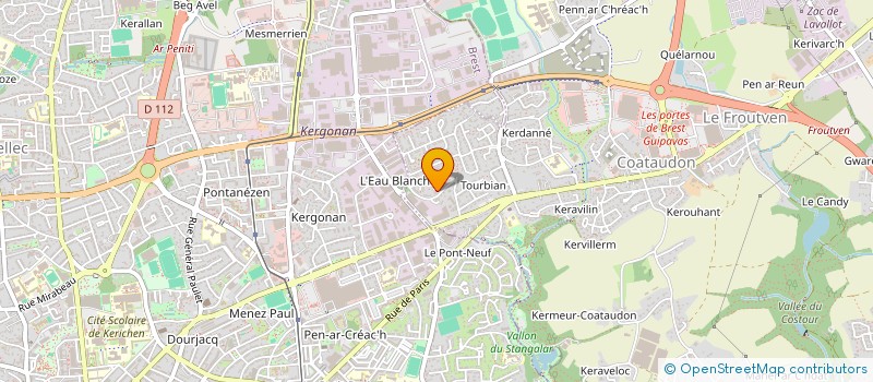 localisation de l'entreprise MG HUELLAS  GUIPAVAS