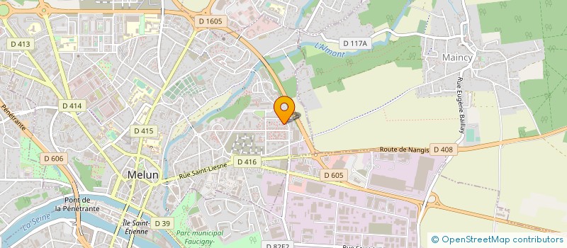 localisation de l'entreprise MG IMMO à MELUN