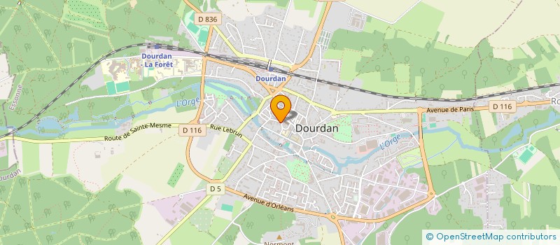 localisation de l'entreprise MG IMMO à DOURDAN