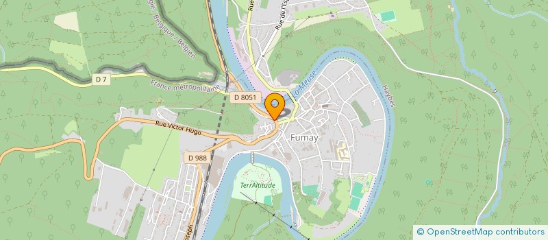 localisation de l'entreprise MG IMMO  FUMAY