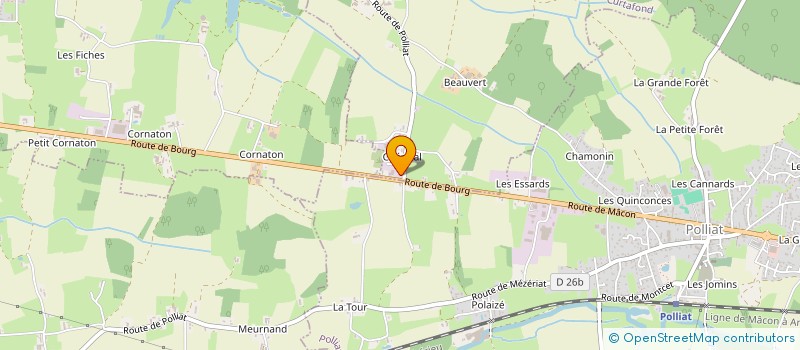 localisation de l'entreprise MG IMMO  CURTAFOND