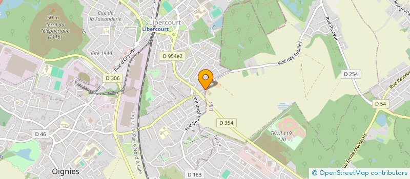 localisation de l'entreprise MG IMMO  LIBERCOURT