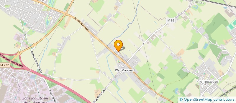 localisation de l'entreprise MG IMMO  LA CHAPELLE-D'ARMENTIERES