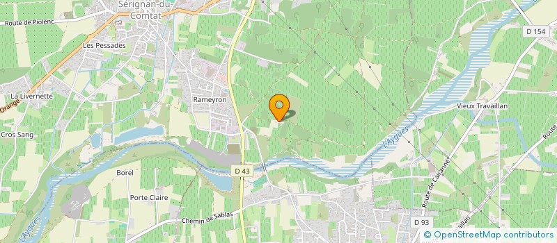 localisation de l'entreprise MG IMMO  SERIGNAN-DU-COMTAT