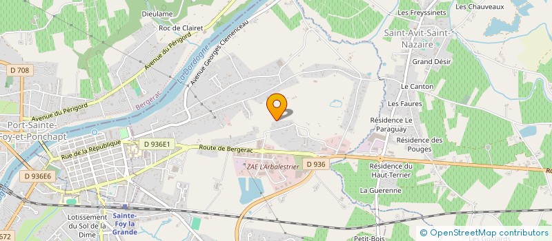 localisation de l'entreprise MG IMMO RENOV à RAUZAN