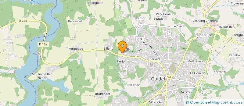 localisation de l'entreprise MG - IMMOBILIER  GUIDEL