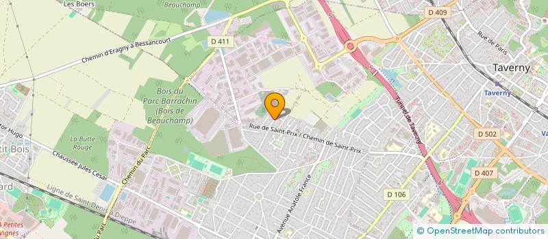 localisation de l'entreprise MG IMMOBILIER  TAVERNY