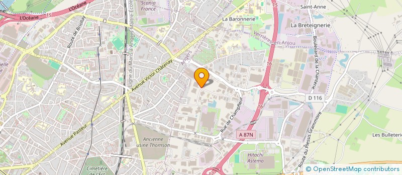 localisation de l'entreprise MG IMMOBILIER  SAINT-BARTHELEMY-D'ANJOU