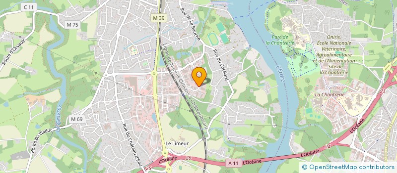 localisation de l'entreprise MG IMMOBILIER  LA CHAPELLE-SUR-ERDRE