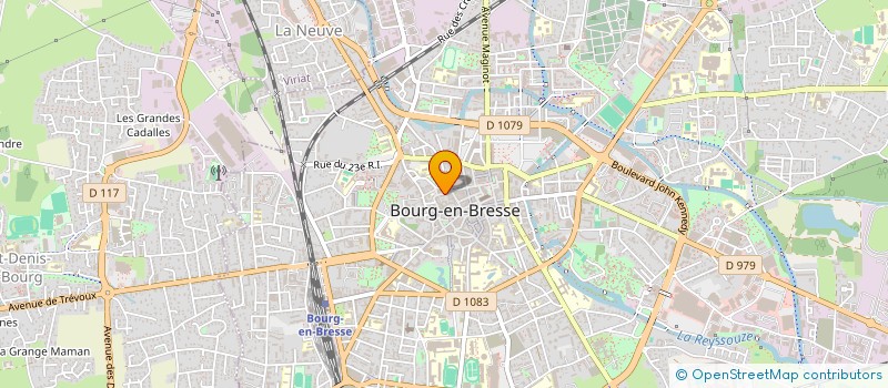 localisation de l'entreprise MG IMMOBILIER à BOURG-EN-BRESSE