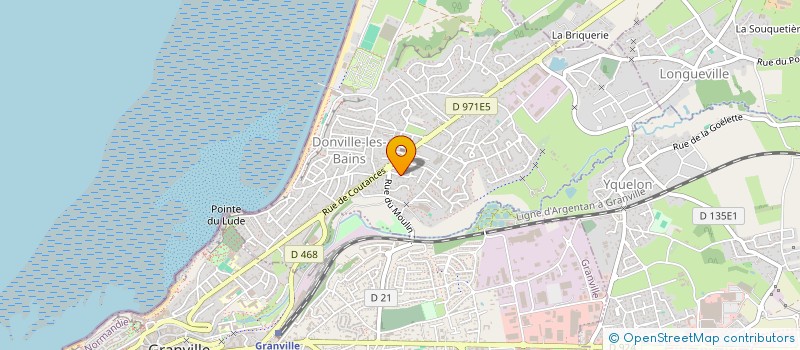 localisation de l'entreprise MG IMMOBILIER  DONVILLE-LES-BAINS