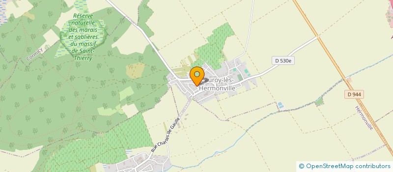 localisation de l'entreprise MG IMMOBILIER  CAUROY-LES-HERMONVILLE