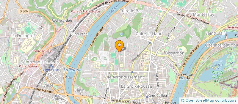 localisation de l'entreprise MG IMPACT  CALUIRE-ET-CUIRE