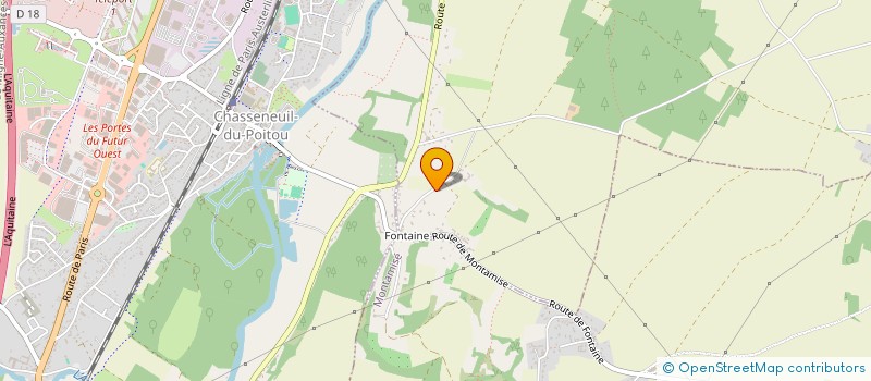 localisation de l'entreprise MG IMPRESSION  JAUNAY-MARIGNY