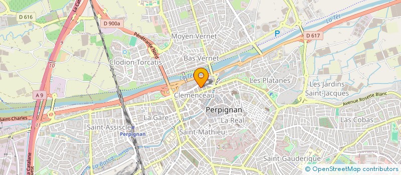 localisation de l'entreprise MG INFO  PERPIGNAN