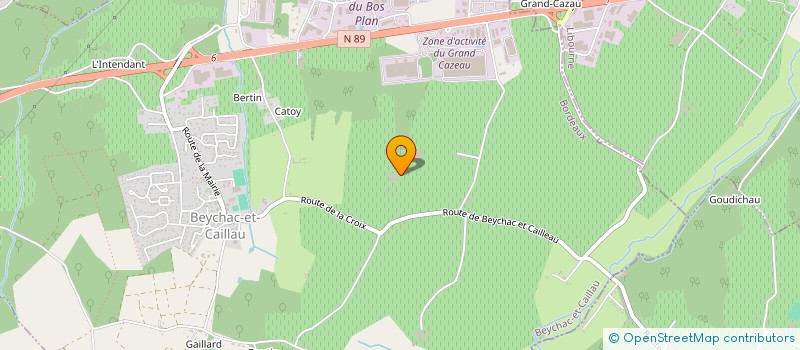 localisation de l'entreprise MG INTERNATIONAL  BEYCHAC-ET-CAILLAU