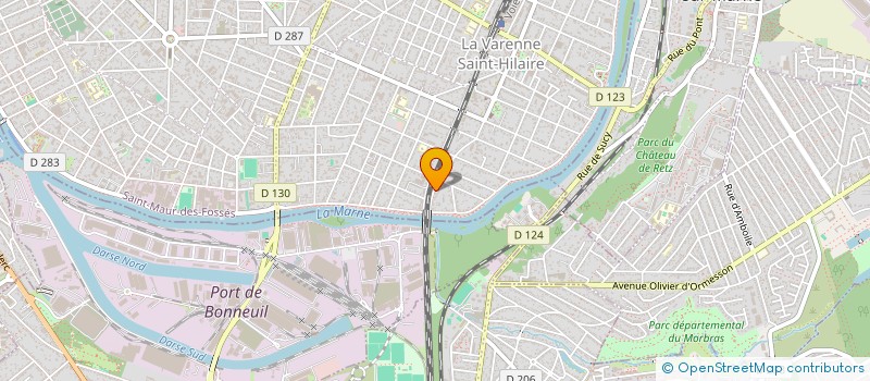 localisation de l'entreprise MG INVEST à SAINT-MAUR-DES-FOSSES