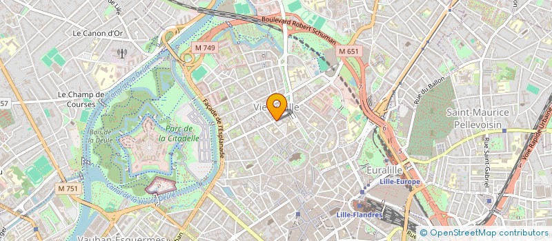 localisation de l'entreprise MG INVEST à LILLE