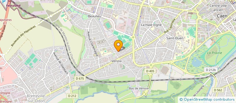 localisation de l'entreprise MG INVEST à CAEN