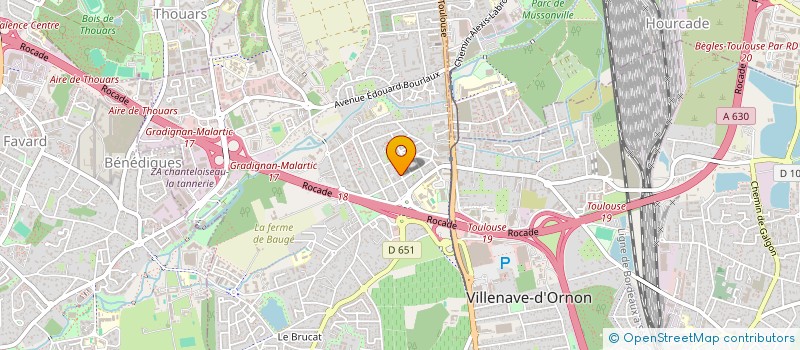 localisation de l'entreprise MG INVEST  CANEJAN