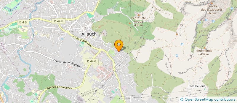 localisation de l'entreprise MG INVEST  ALLAUCH