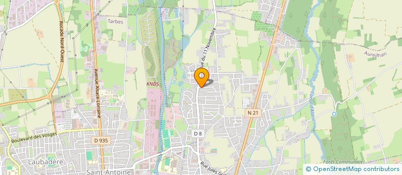 localisation de l'entreprise MG-INVEST  AUREILHAN