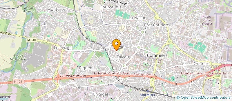 localisation de l'entreprise MG INVESTISSEMENTS  LA SALVETAT-SAINT-GILLES