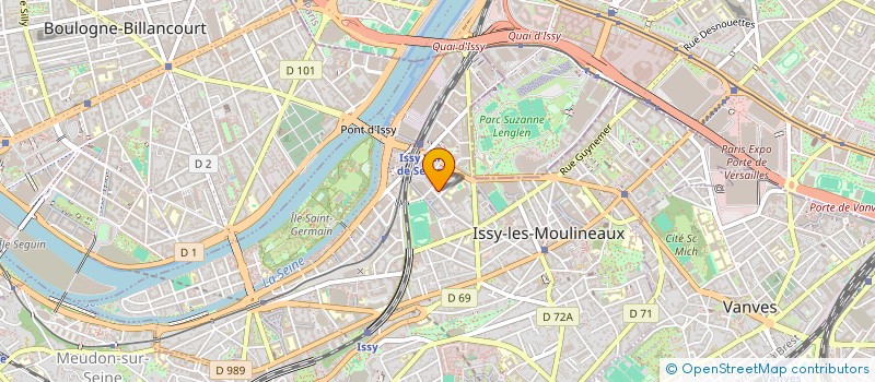 localisation de l'entreprise MG ISSY à ISSY-LES-MOULINEAUX