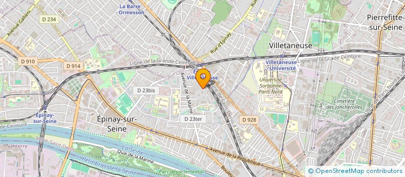 localisation de l'entreprise MG IT CONSULTING  EPINAY-SUR-SEINE