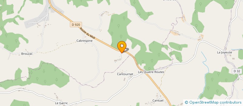localisation de l'entreprise MG JAQ  ARPAJON-SUR-CERE