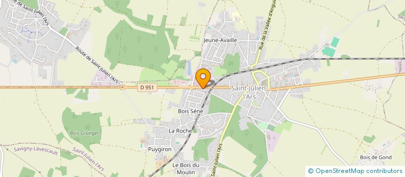 localisation de l'entreprise MG JARDI-CONCEPT  SAINT JULIEN L'ARS