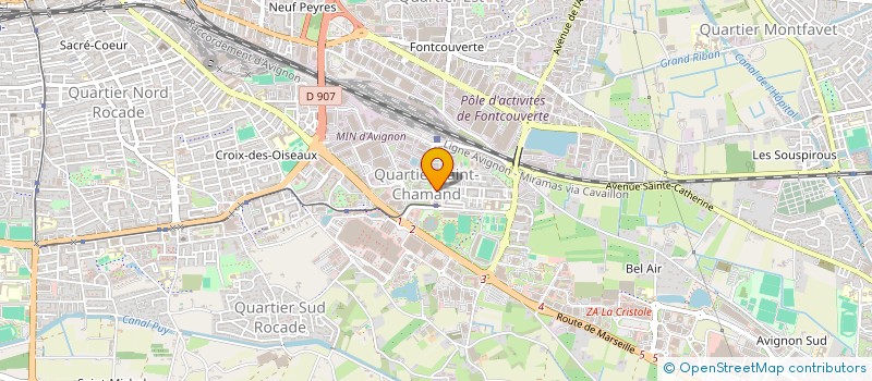 localisation de l'entreprise MG JOINTEUR PLATRIER  AVIGNON