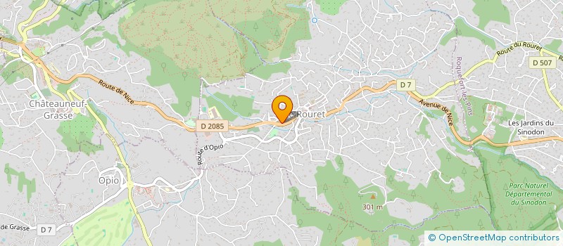 localisation de l'entreprise MG LA RUCHE  LE ROURET